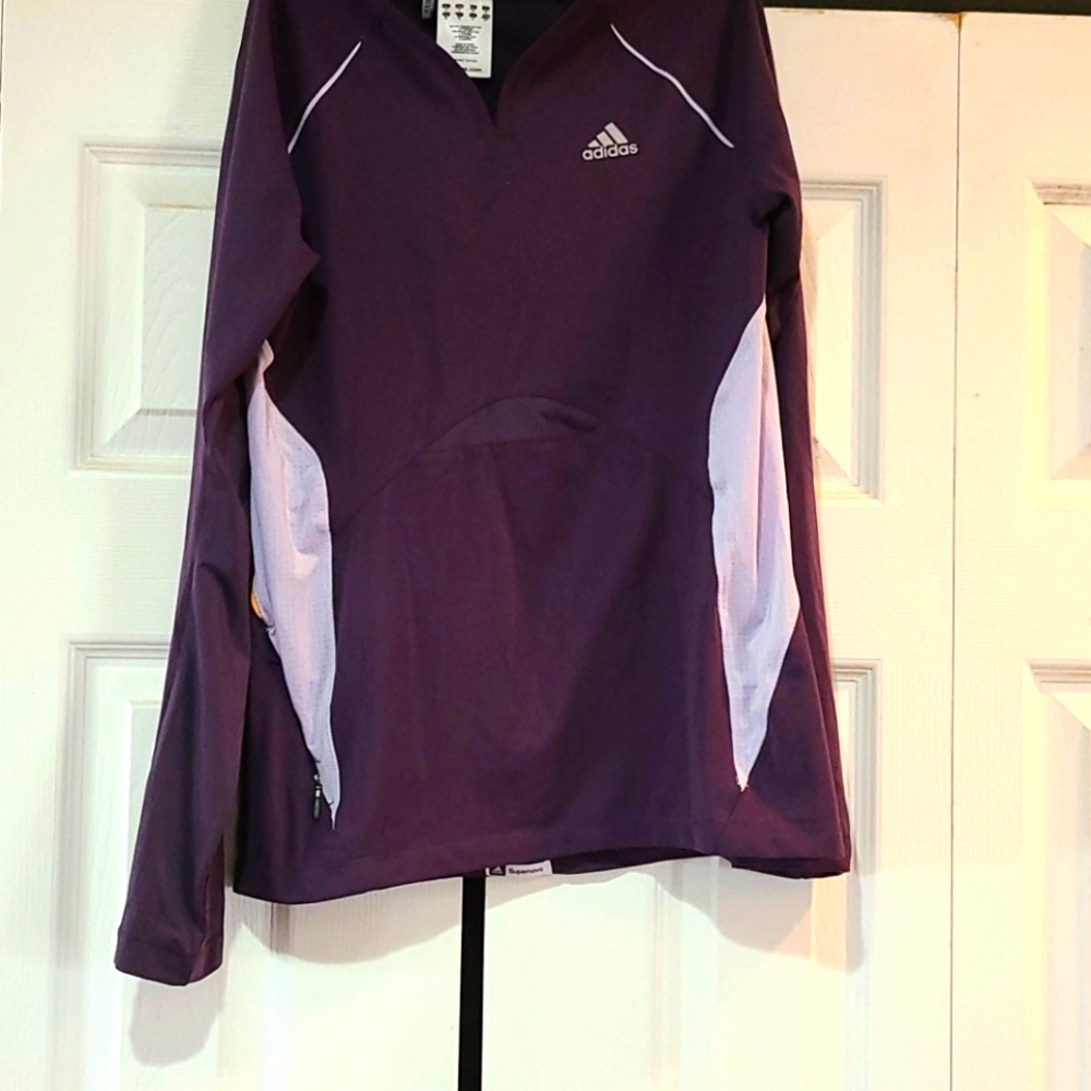 Adidas formation v-neck climicool top